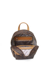 Benetton Mono 2 Kadın Sırt Çantası Kahve - Hardal