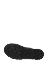 Camper Hakiki Deri Brutus Fermuarlı Erkek Bot Siyah