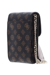 Guess Noelle Flap Mini Çapraz Askılı Kadın Çantası Brown Logo