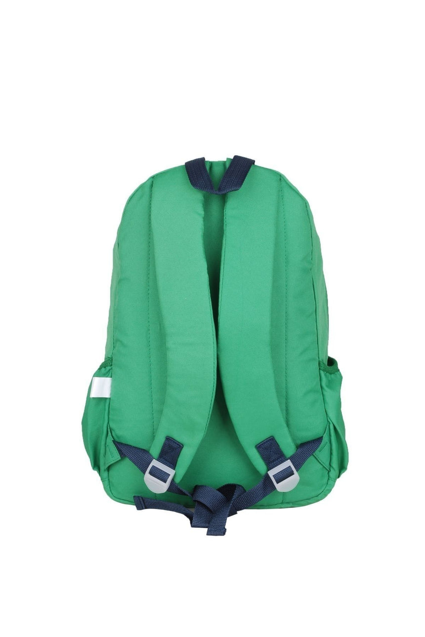 Benetton Ön Cepli Sırt Çantası Yeşil - Lacivert