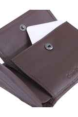 Calvin Klein Tom Logo 5Cc + Coin Erkek Cüzdanı Brown