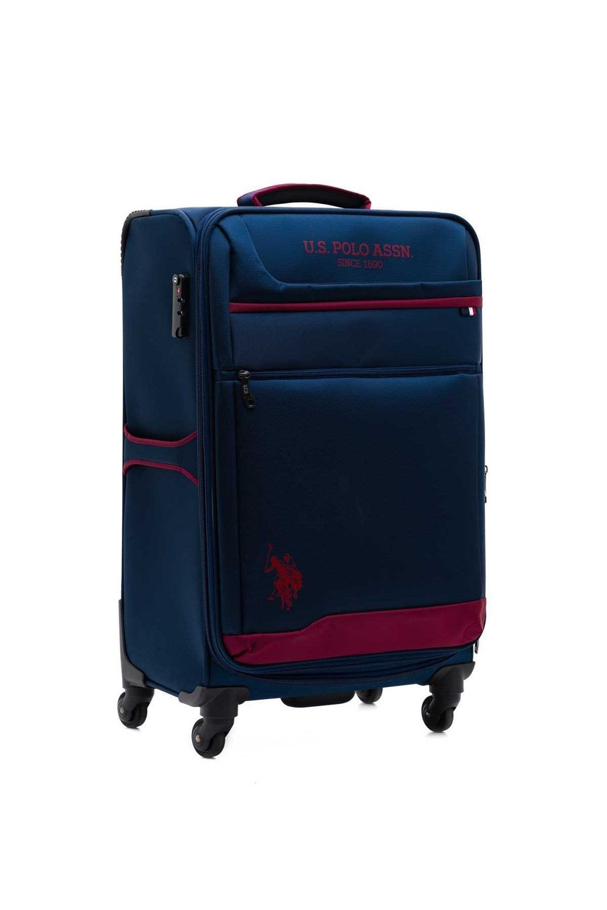U.s Polo Assn. İki Ön Bölmeli Orta Boy Valiz Lacivert