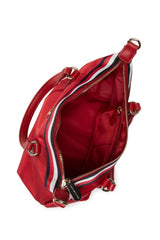 Tommy Hilfiger Poppy Small Tote Corp Kadın El Çantası Arizona Red