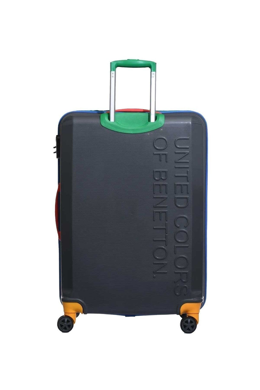 Benetton Büyük Boy 70 Cm Valiz Koyu Gri