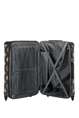 Guess House Party 28 In 4-Wheele Orta Boy Valiz Brown Logo