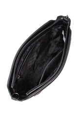 Benetton Mono Çapraz Askılı Kadın Çantası Platin - Siyah