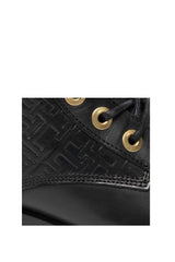 Tommy Hilfiger Monogram Bıker Kadın Boot Black