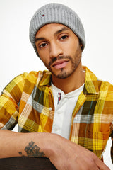 Tommy Hilfiger Pima Cotton Beanie Erkek Bere Grey