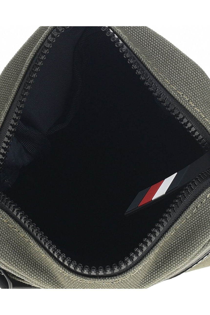 Tommy Hilfiger Utility Canvas Mini Reporter Unisex Çapraz Askılı Çanta Faded Olive