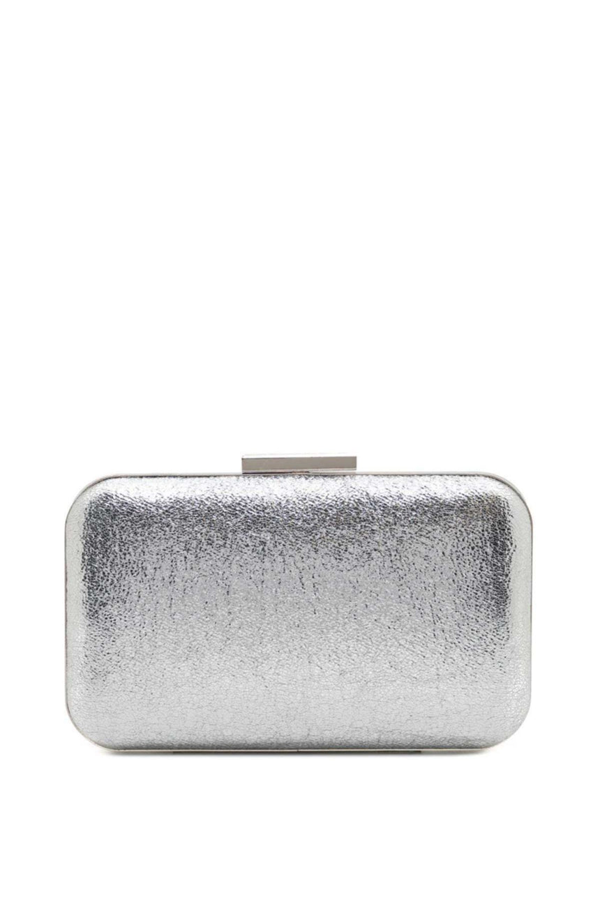 Axpe Bombeli Abiye Çanta Gümüş