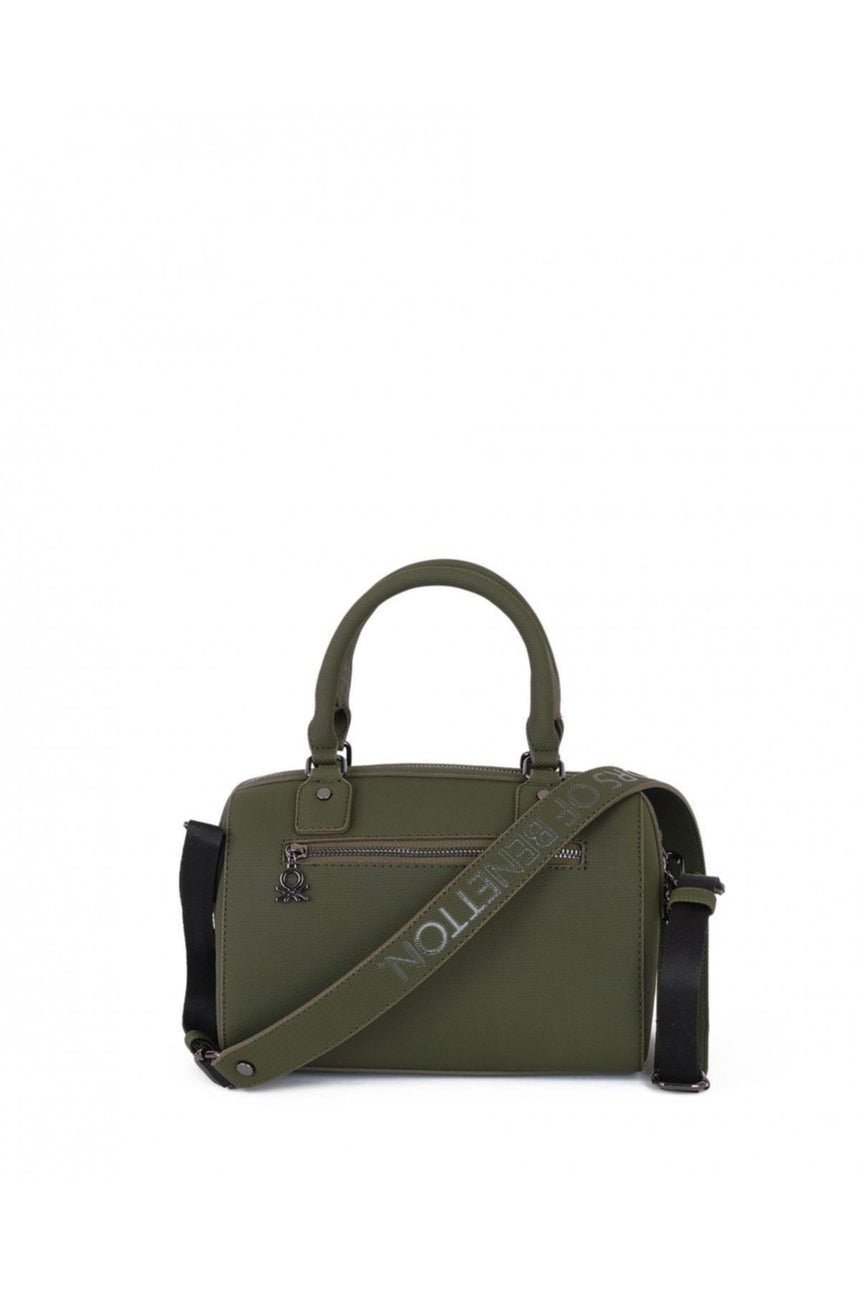 Benetton Mono Silindir Kadın El Çantası Haki