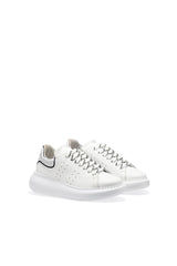 Mario Valentino Kadın Lace up Sneaker White - White
