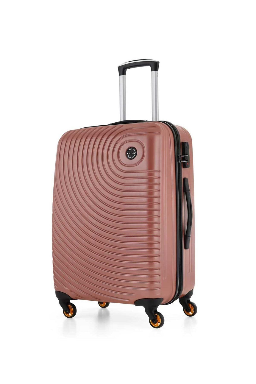 ÇÇS ABS Büyük Boy Valiz Pudra