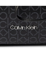 Calvin Klein Mono Drawstring Md Kadın Kol Çantası Black Mono