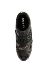Guess Maygin/Active Lady/Leather Like Kadın Sneakers Black Multi