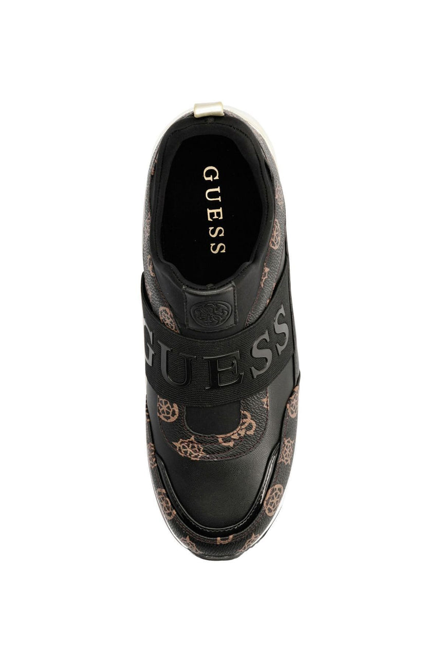 Guess Maygin/Active Lady/Leather Like Kadın Sneakers Black Multi