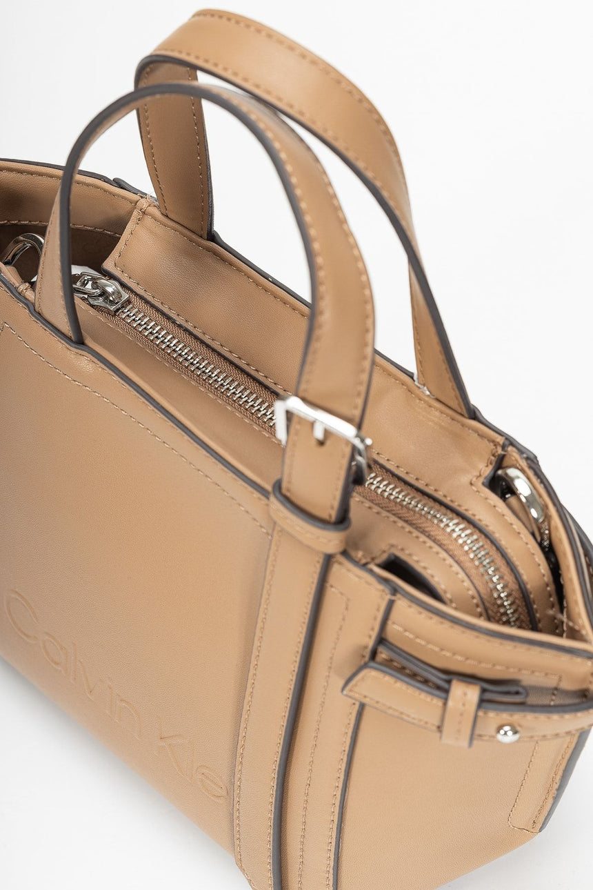 Calvin Klein Minimal Hardware Kadın El Çantası Khaki