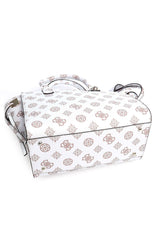 Guess Digital Status Satch Kadın El Çantası White