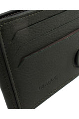 Grande Banknot Tutucu Mini El Portföyü Yeşil - Kahve