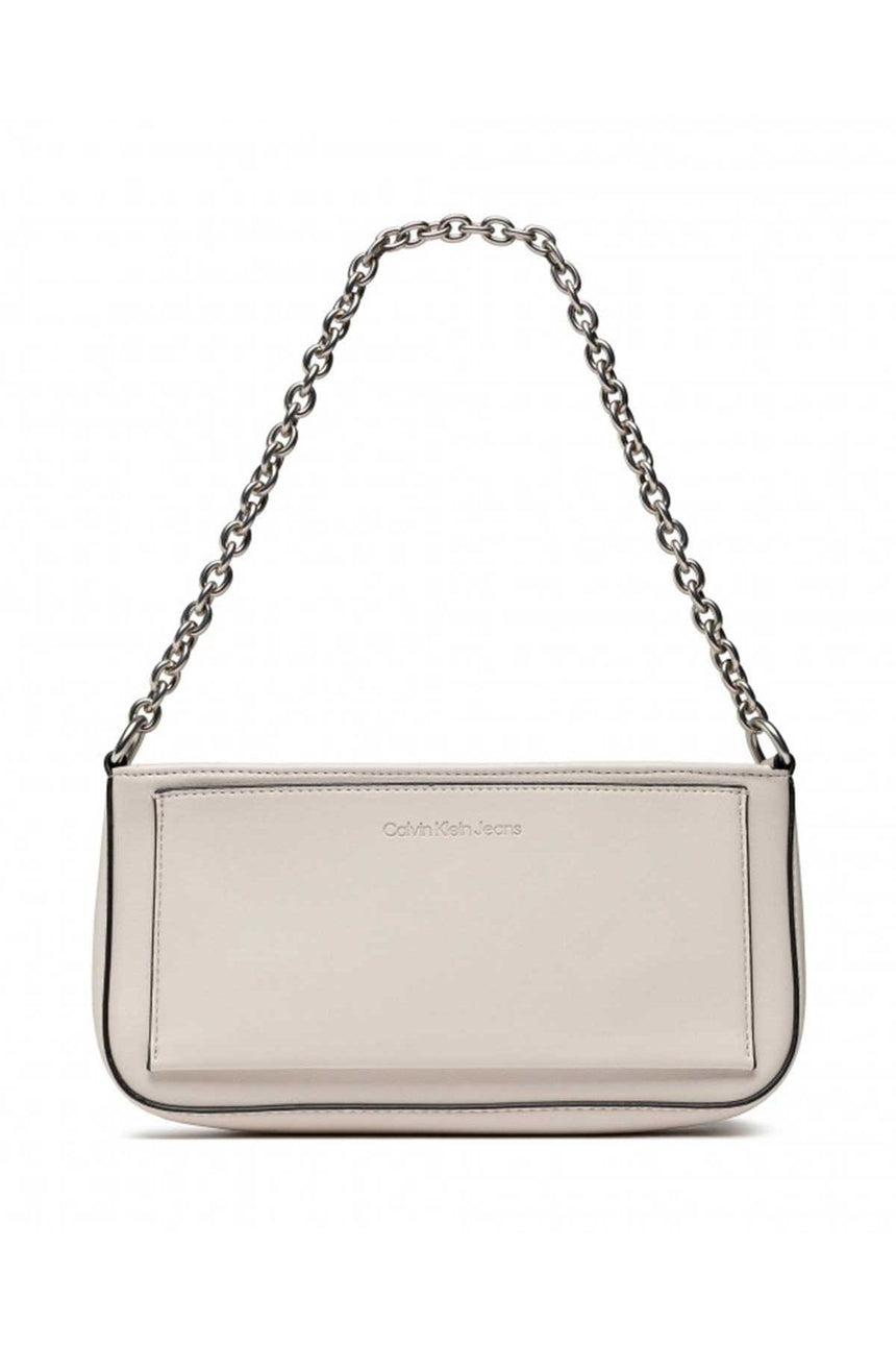 Calvin Klein Sculpted Soulder Pouch Beige