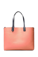 Tommy Hilfiger Iconic Tommy Tote Monogram Kadın Kol Çantası Island Coral