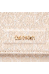Calvin Klein Dressed Top Handle Bag Md Mono Kadın Askılı Omuz Çantası Sand Mono