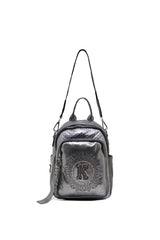 ÇÇS Fermuar Detaylı Kadın Sırt Çantası Bronz