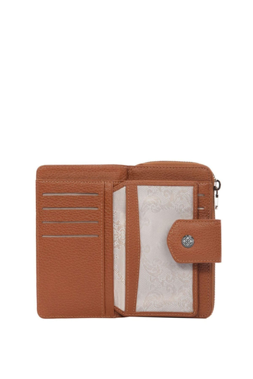 Cengiz Pakel Çok Gözlü Kadın Cüzdanı Taba