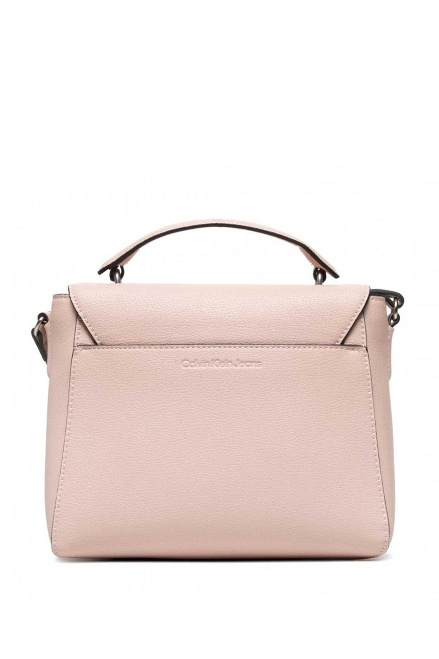 Calvin Klein Minimal Monogram Mini Top Handle Kadın Askılı Omuz Çantası Pale Conch Shell