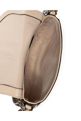 Calvin Klein Saddle Bag W/Chain Çapraz Askılı Kadın Çantası Brown Mono Mix