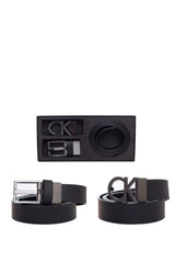 Calvin Klein Ck Giftset 95 cm Erkek Kemer Black