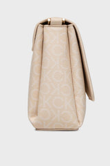 Calvin Klein Dressed Ew Xbody Mono Çapraz Askılı Kadın Çantası Sand Mono