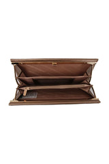 Benetton Klasik Kadın Cüzdanı Koyu Altın