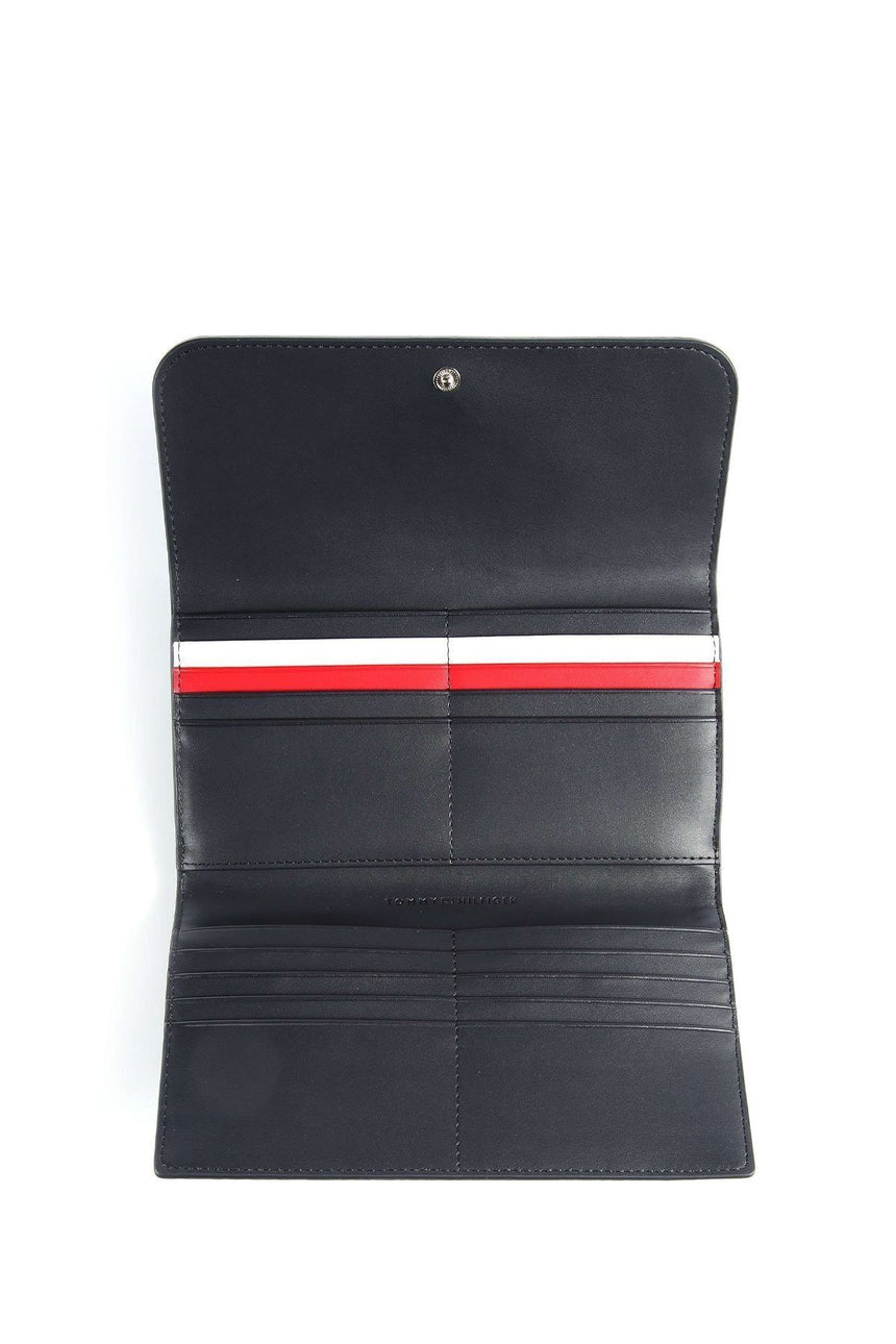 Tommy Hilfiger Th Essence Large Flap Corp Kadın Cüzdanı Sky Captain