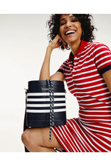 Tommy Hilfiger Item Staple Bucket Çapraz Askılı Kadın Çantası Sky Captain