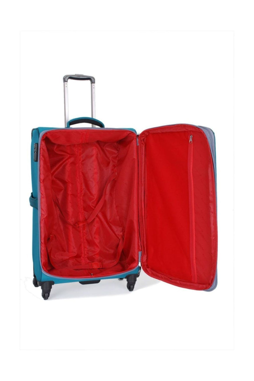 Lumberjack Dört Bölmeli Büyük Boy Valiz Yeşil