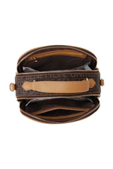 Benetton Klasik Small Çapraz Askılı Kadın Çantası Kahve - Hardal