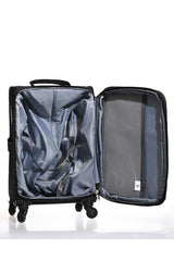 Us Polo Assn Orta Boy Kumaş Valiz Siyah