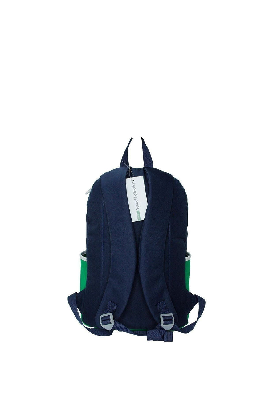 Benetton Ön Cepli Sırt Çantası Lacivert - Yeşil