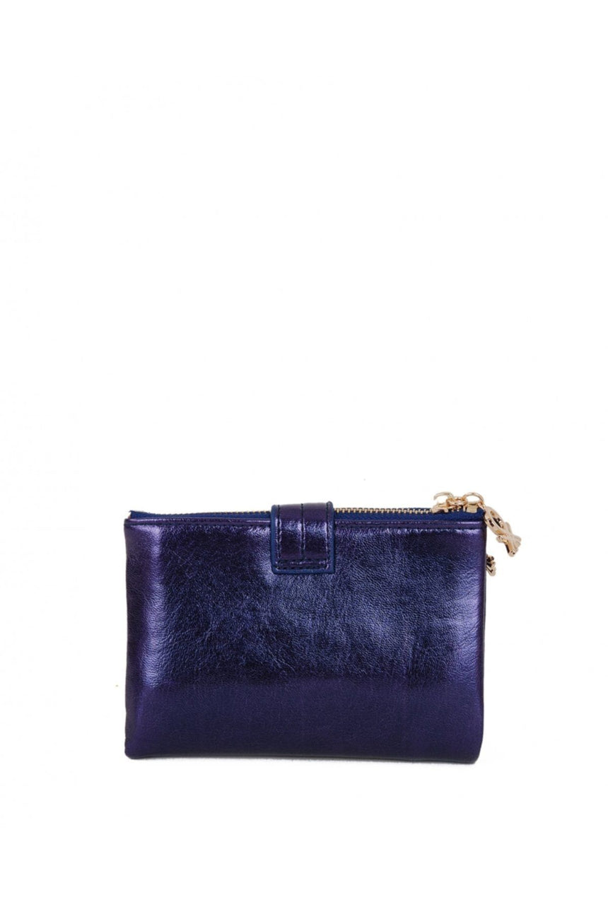 Benetton 3 Blok Mini Kadın Cüzdanı Koyu Altın