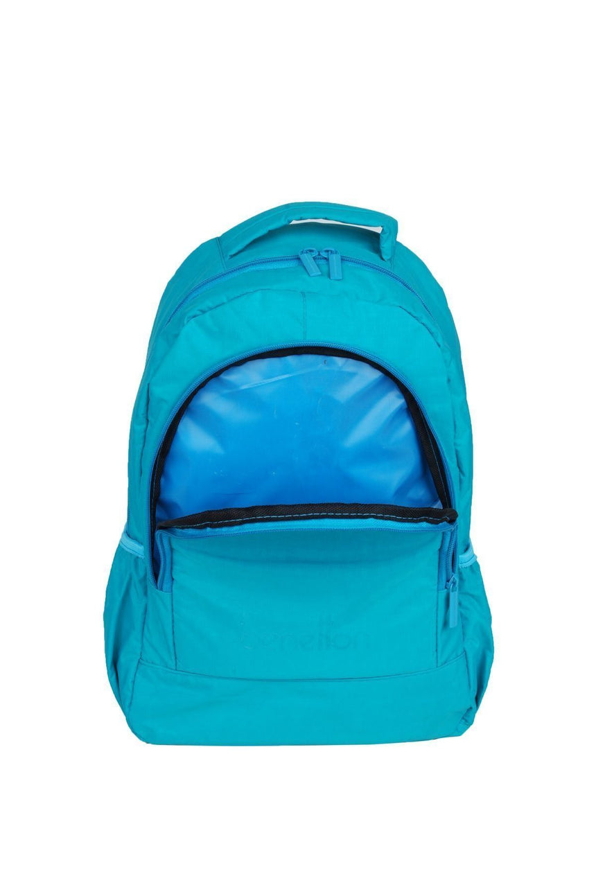 Benetton İki Bölmeli Sırt Çantası Turkuaz