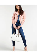 Guess Chic Shine Lrg Grlfr Kadın Omuz Çantası White Multi