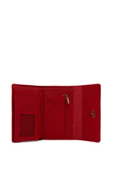 Isola Mary Kadın Hakiki Deri Cüzdan Kırmızı