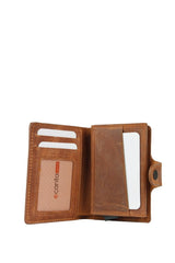 Grande Çıt Çıtlı Erkek El Portföyü Crazy Taba