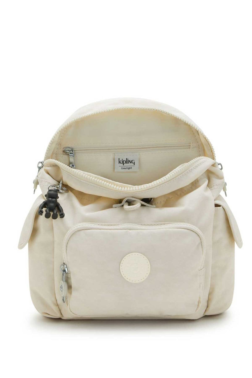 Kipling City Pack Mini Kadın Sırt Çantası Light Sand