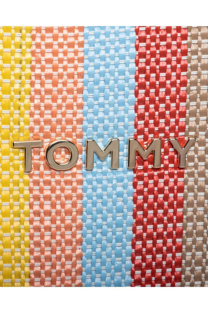 Tommy Hlifiger Beach Bag Raffia Kadın El Çantası Natural