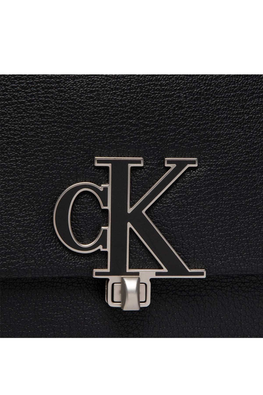 Calvin Klein Minimal Monogram Mini Top Handle Kadın Askılı Omuz Çantası Black