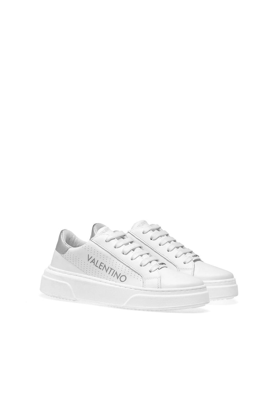 Mario Valentino Kadın Logo Sneaker White - Silver