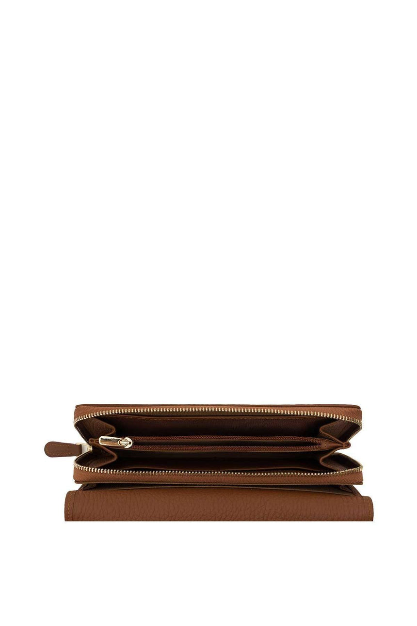 Isola Taylor Hakiki Deri Kadın Cüzdanı Taba