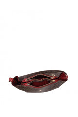 Benetton Mono Yüzey Kadın Kol Çantası Kahve - Bordo